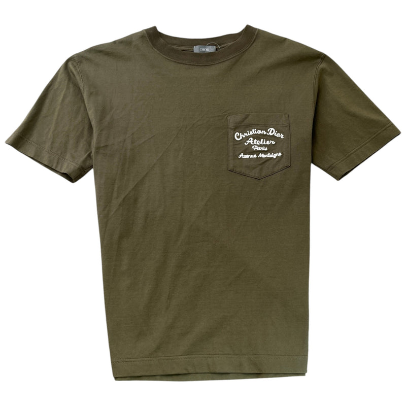 Men's Atelier T-Shirt Green Size XS