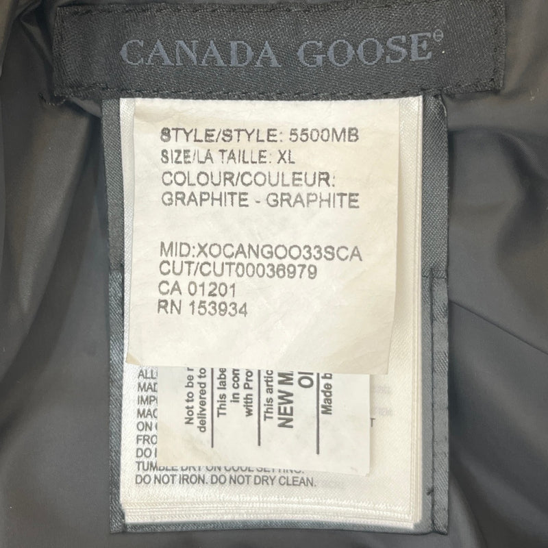 Men's Brookvale Down Jacket Grey Size XL