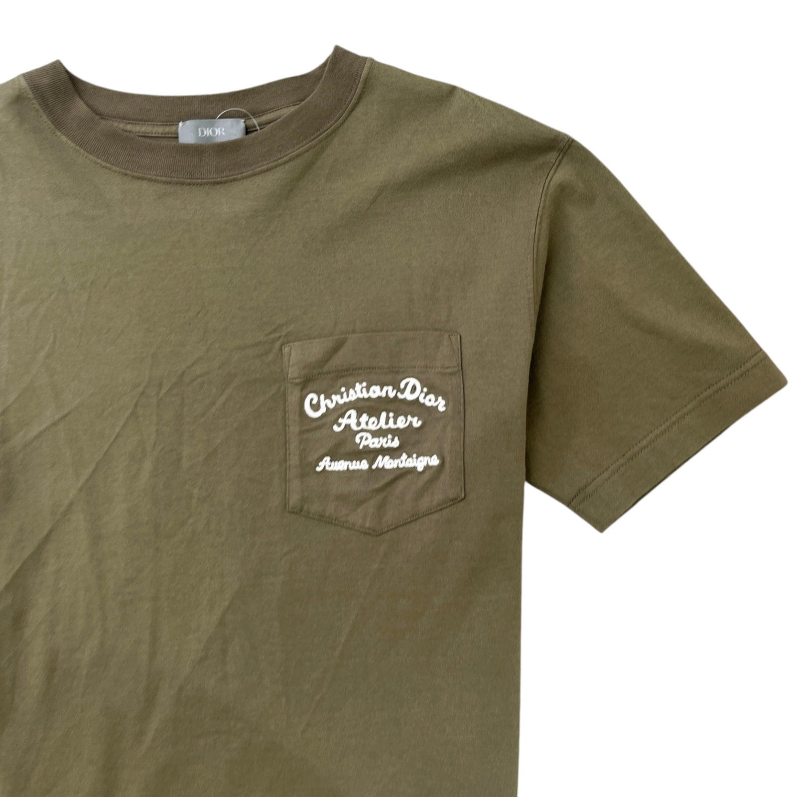 Men's Atelier T-Shirt Green Size XS - Photo 4