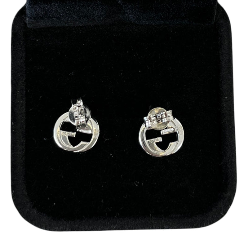 Women's Interlocking G Earrings Silver