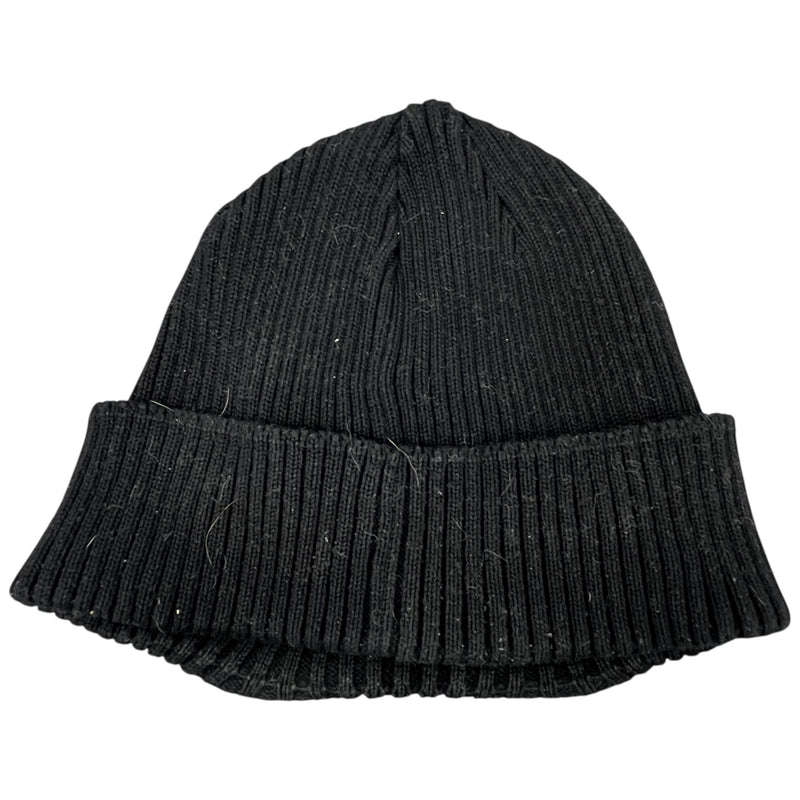 Men's Goggle Beanie Hat Black