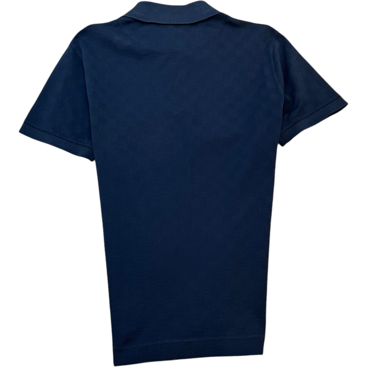 Men's Damier Polo Shirt Navy Size S - Photo 2