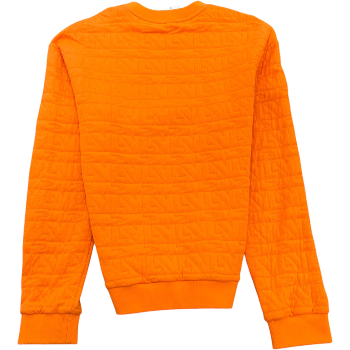 Men's LV Doves Quilted Sweatshirt Orange Size S - Photo 2