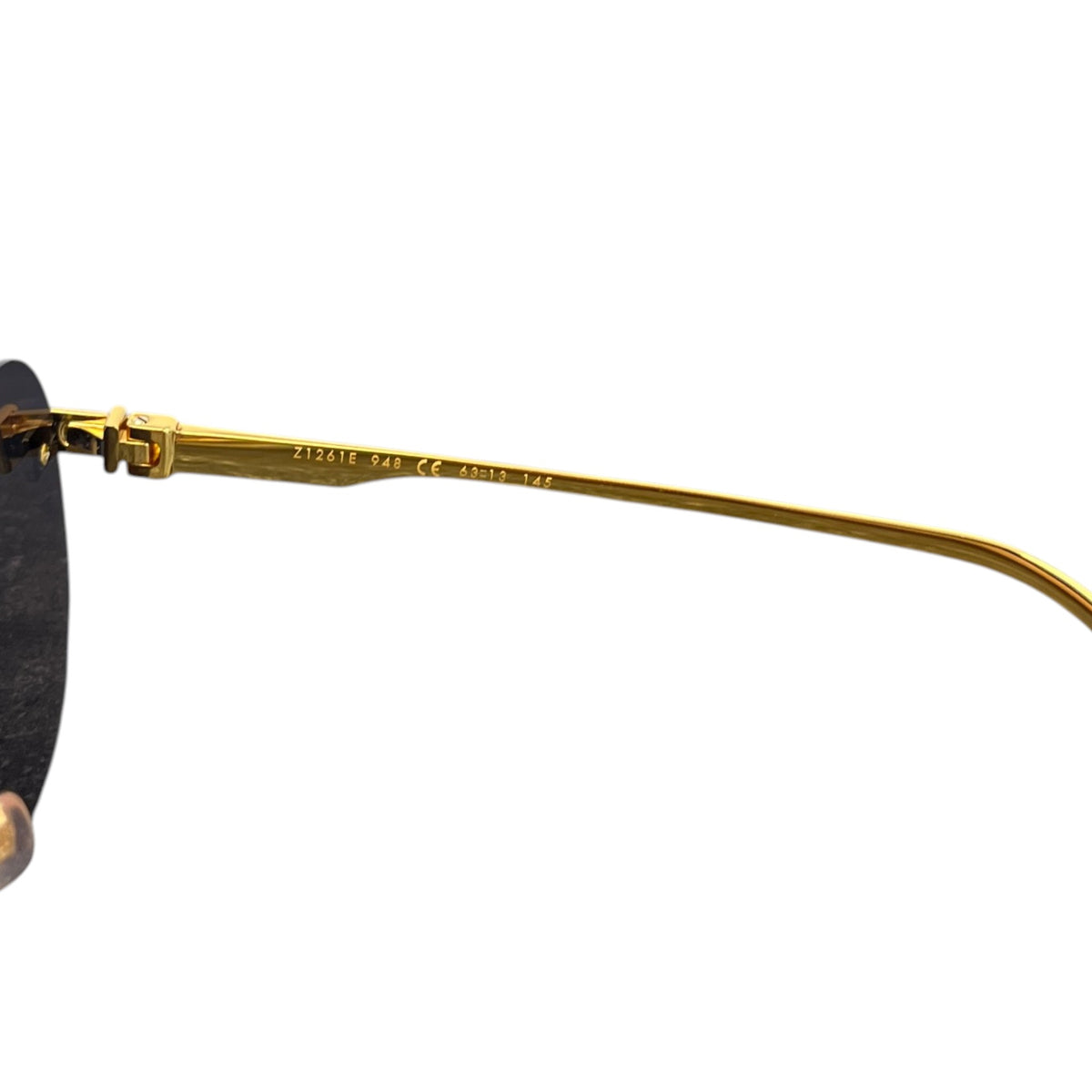 Men's LV Ash Sunglasses Gold - Photo 7
