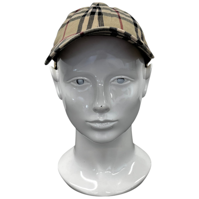 Men's Nova Check Hat Beige