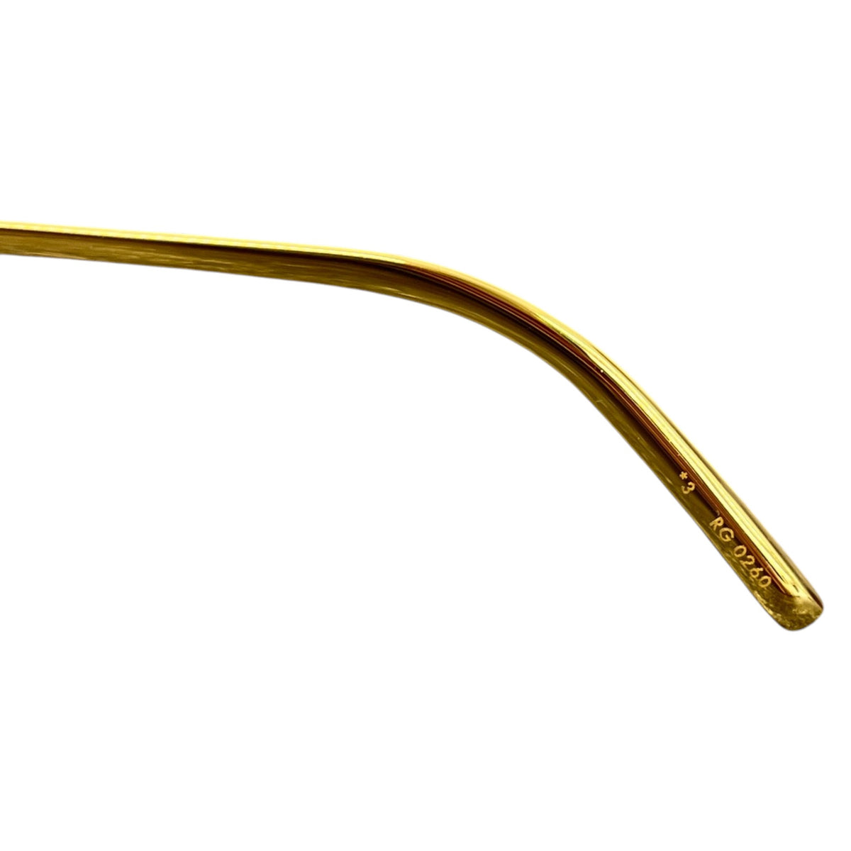 Men's LV Ash Sunglasses Gold - Photo 8