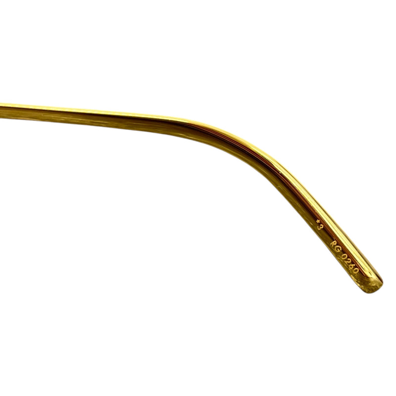 Men's LV Ash Sunglasses Gold