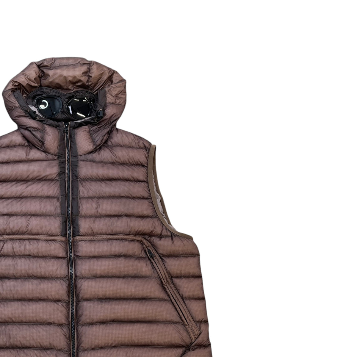 Men's D.D Shell Lens Gilet Burgundy Size XL - Photo 3