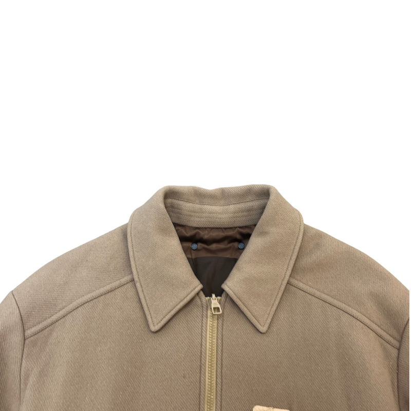 Men's X Nigo Reversible Giant Damier Jacket Beige Size IT 52 / XL