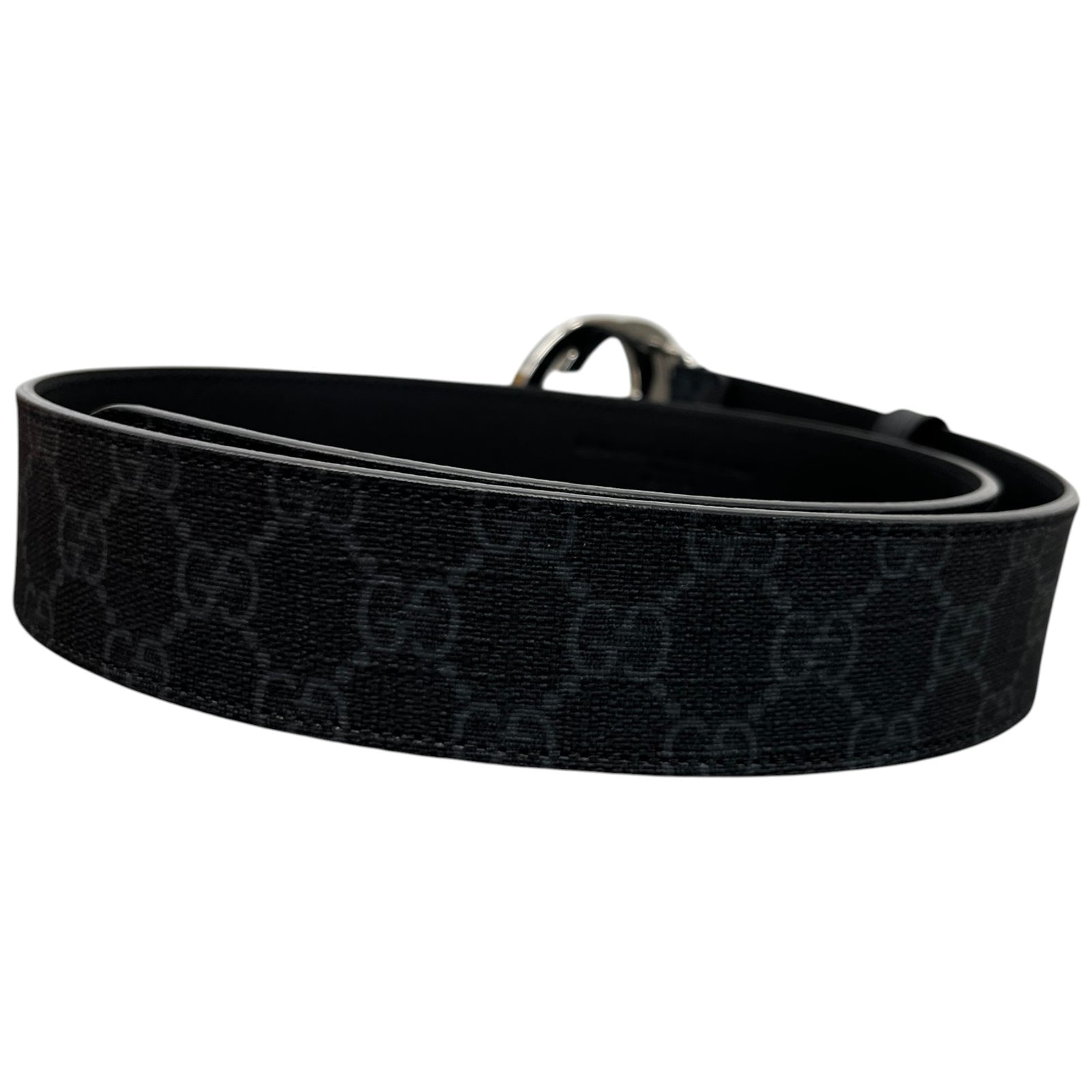 Men's Interlocking G Belt Black Size Waist 32" - Photo 2