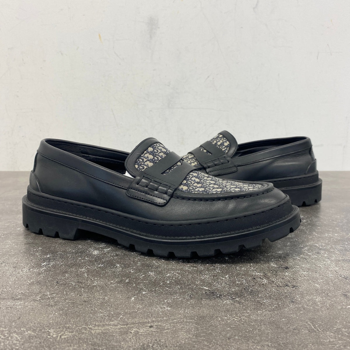 Men's Explorer Oblique Loafers Black Size UK 9 / EU 43 - Photo 12