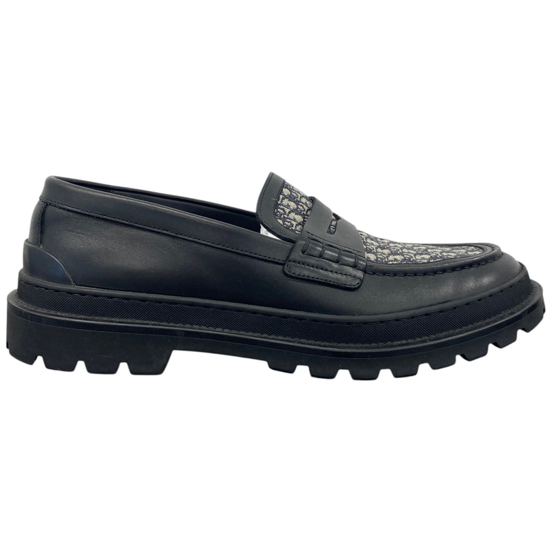 Men's Explorer Oblique Loafers Black Size UK 9 / EU 43