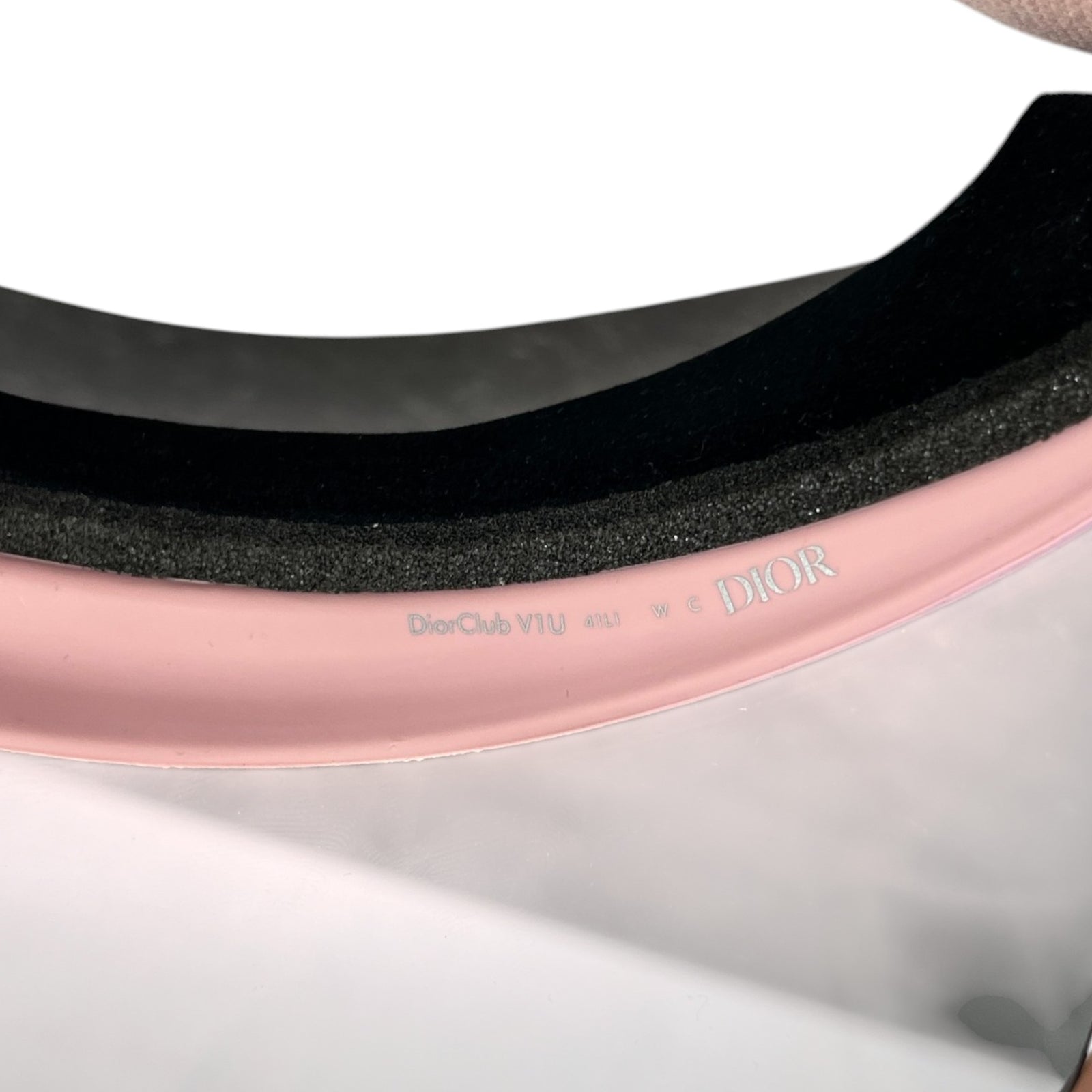 Women's Diorclub V1U Visor Hat Pink - Photo 7