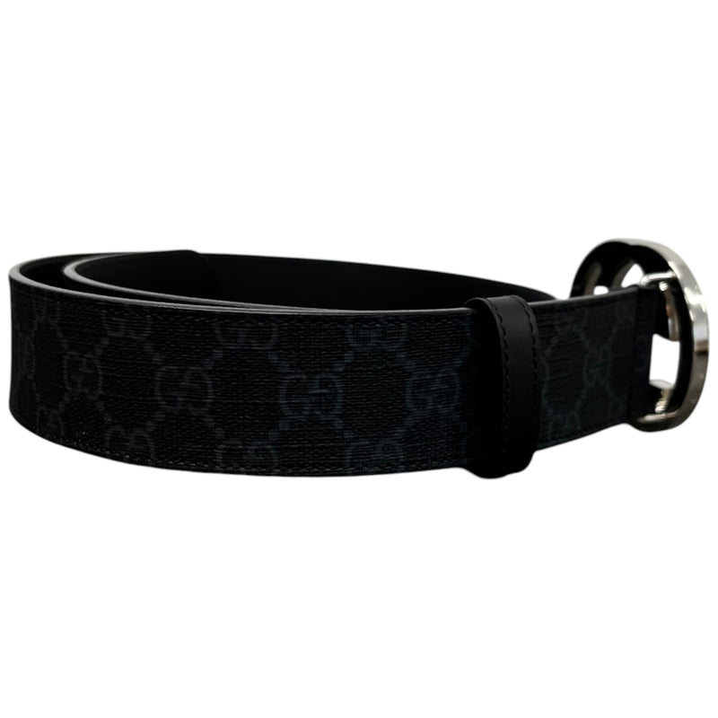 Men's Interlocking G Belt Black Size Waist 32"