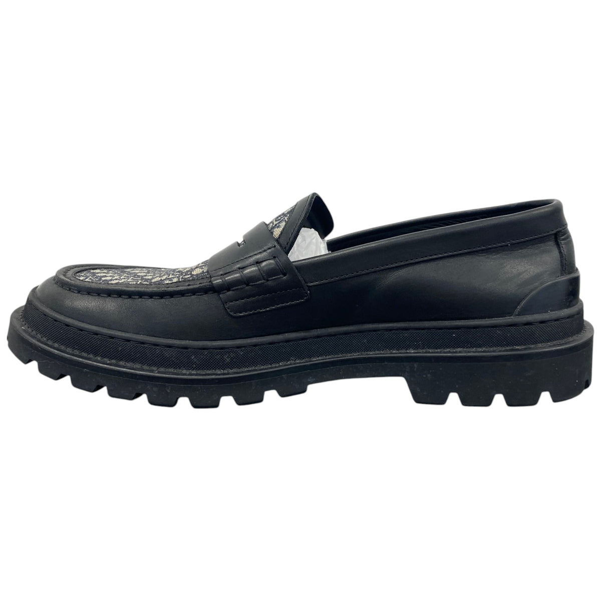 Men's Explorer Oblique Loafers Black Size UK 9 / EU 43 - Photo 2