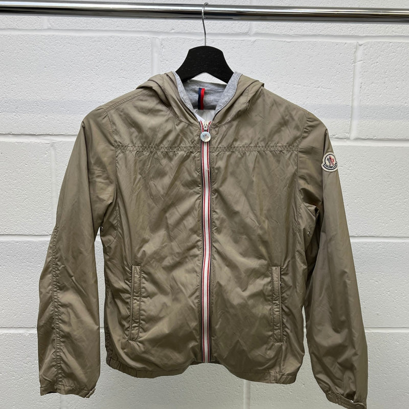 Men's Urville Hooded Junior Age 10 Jacket Beige Size XXS