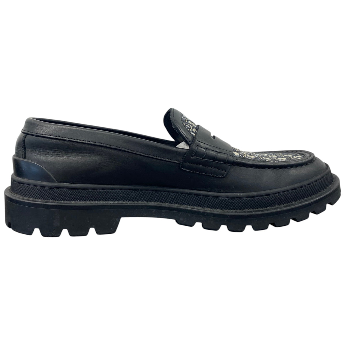 Men's Explorer Oblique Loafers Black Size UK 9 / EU 43 - Photo 4