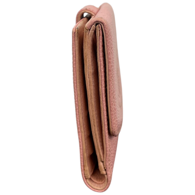 Women's CC Logo Caviar Purse Pink