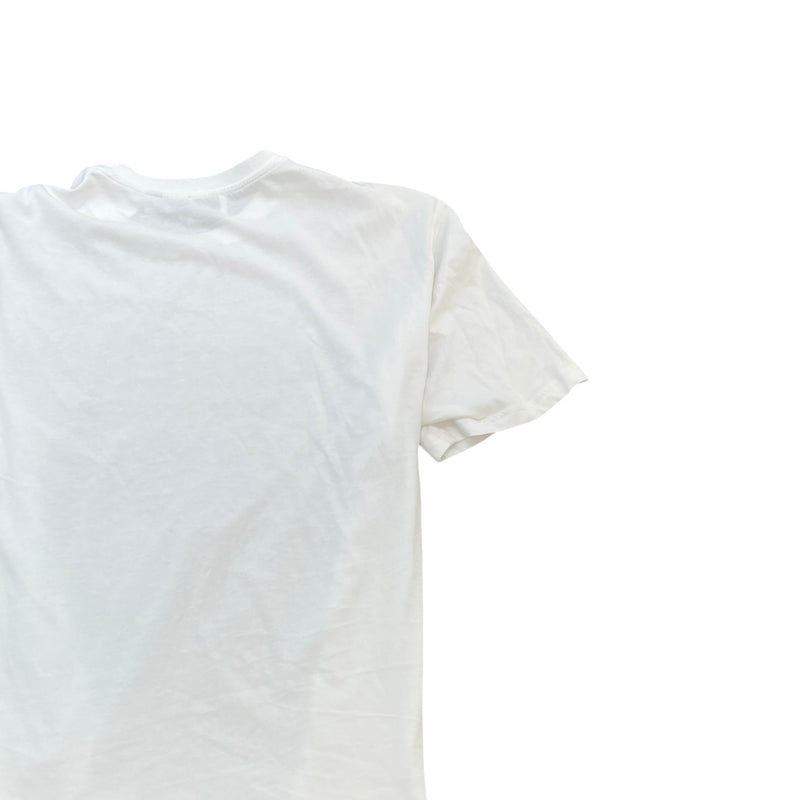 Men's Logo Print T-Shirt White Size L