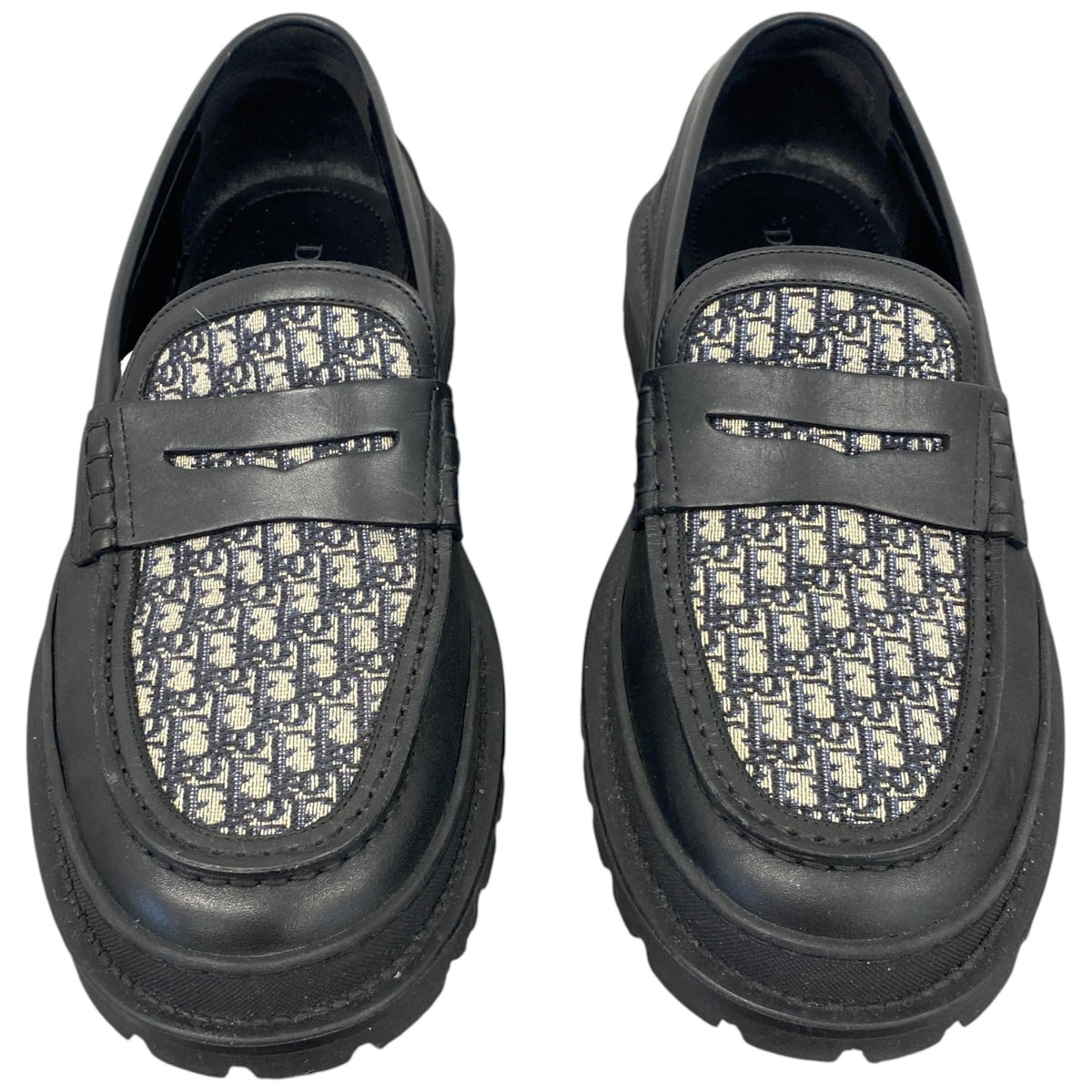 Men's Explorer Oblique Loafers Black Size UK 9 / EU 43 - Photo 6
