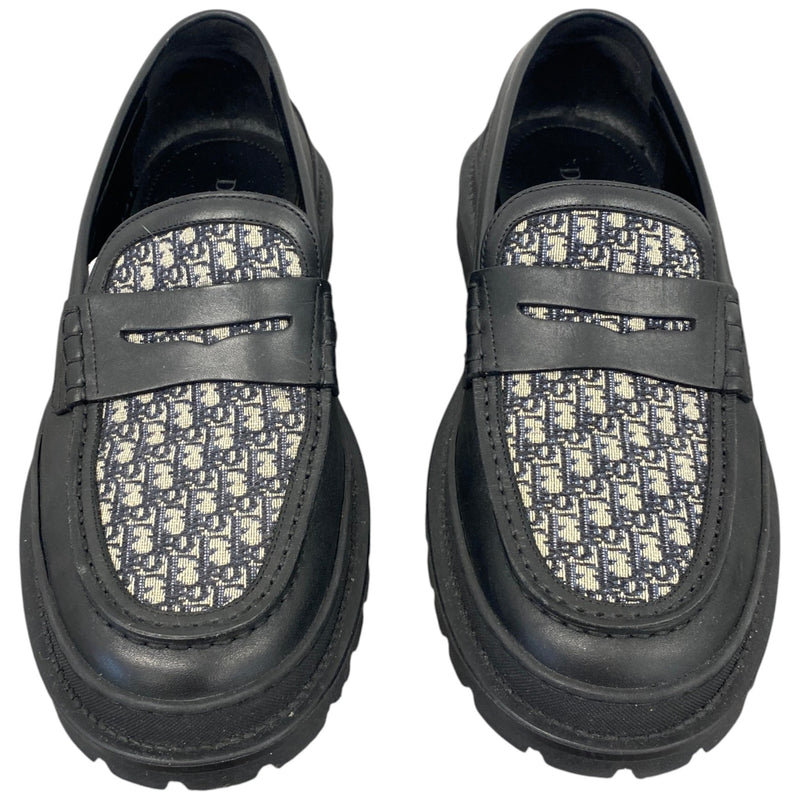 Men's Explorer Oblique Loafers Black Size UK 9 / EU 43