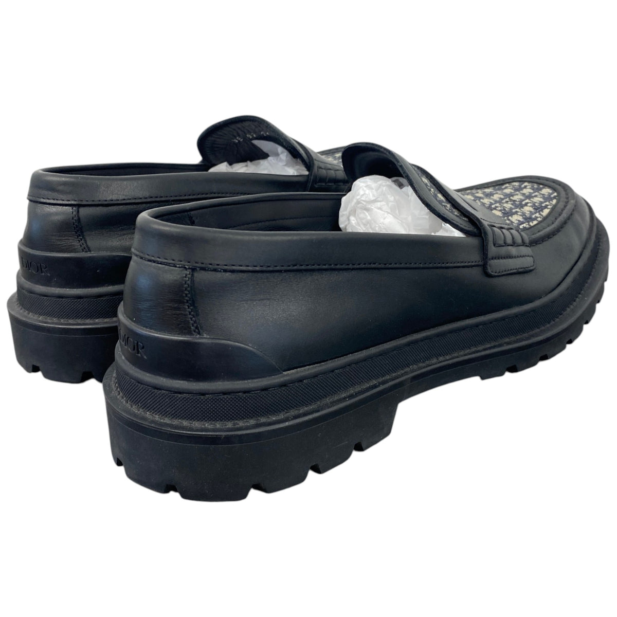 Men's Explorer Oblique Loafers Black Size UK 9 / EU 43 - Photo 9