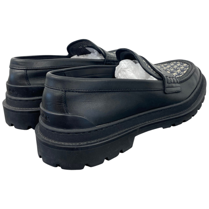Men's Explorer Oblique Loafers Black Size UK 9 / EU 43