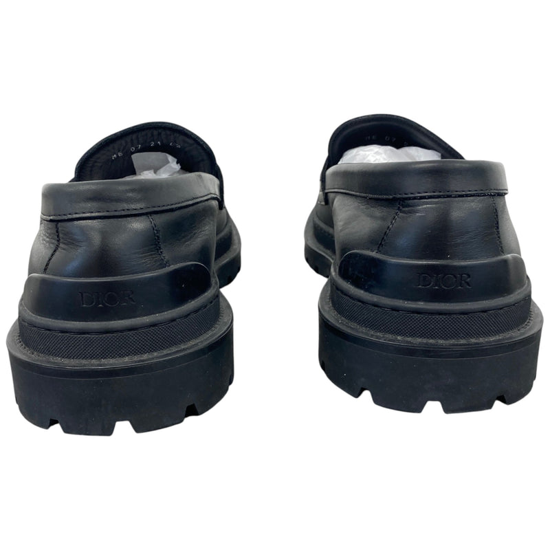 Men's Explorer Oblique Loafers Black Size UK 9 / EU 43