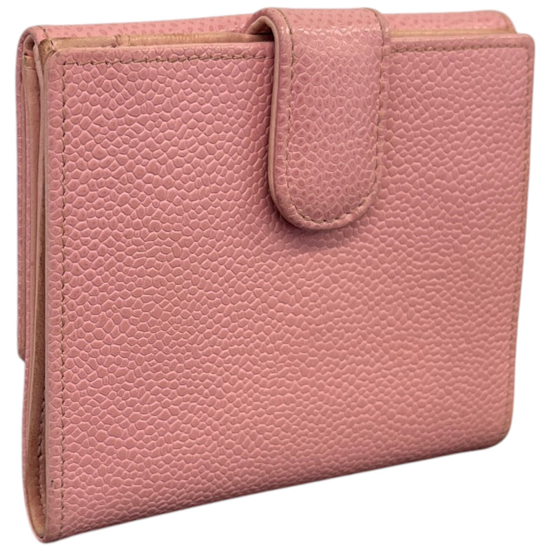 Women's CC Logo Caviar Purse Pink