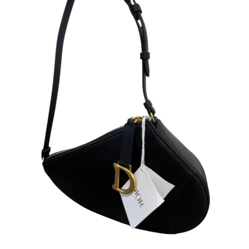 Women's Saddle Pouch Bag Black