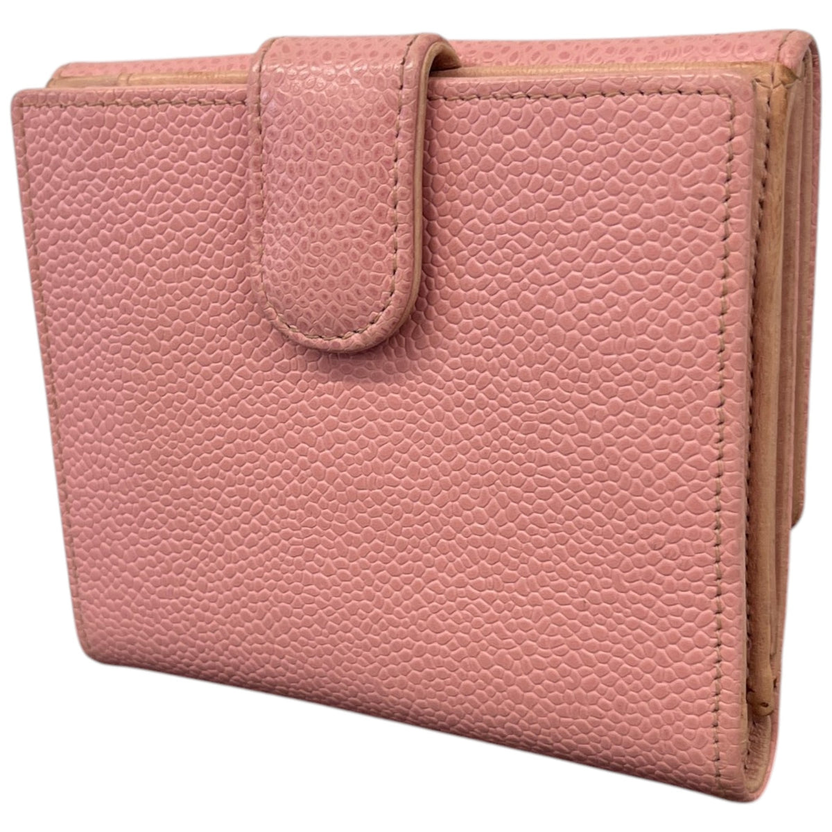 Women's CC Logo Caviar Purse Pink - Photo 8