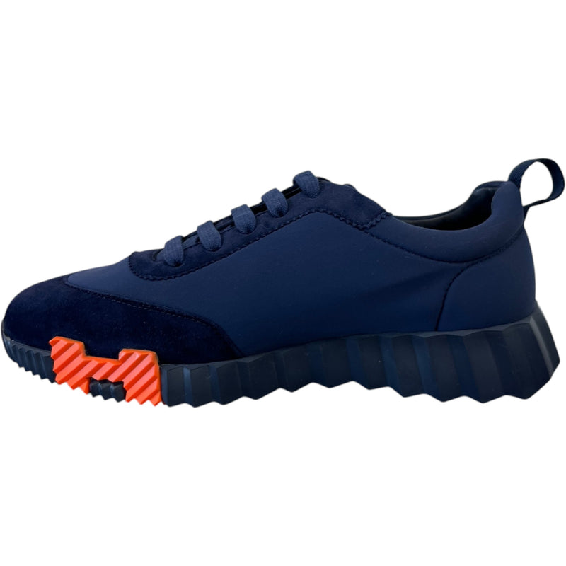 Women's Bouncing Sneakers Low Trainers Navy Size EU 36 / UK 3