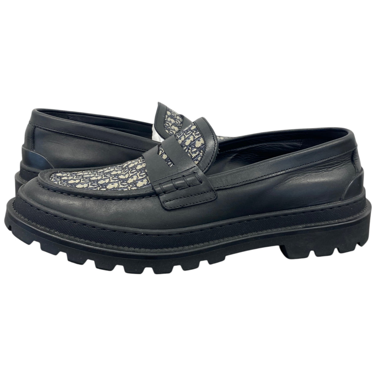 Men's Explorer Oblique Loafers Black Size UK 9 / EU 43 - Photo 3