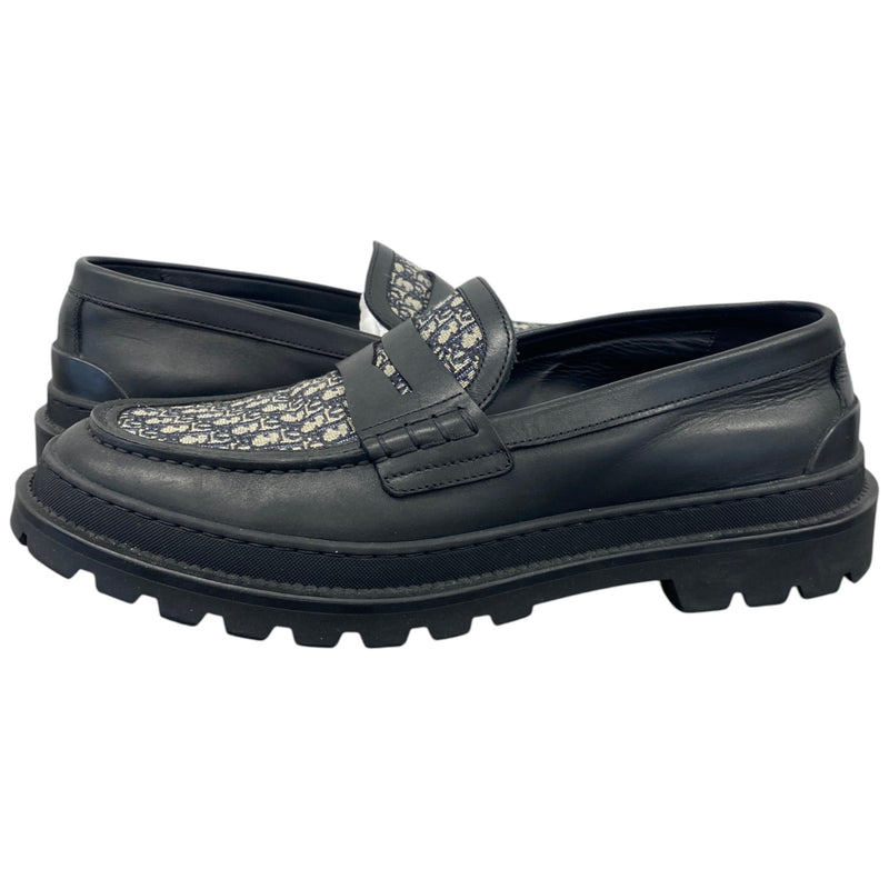 Men's Explorer Oblique Loafers Black Size UK 9 / EU 43