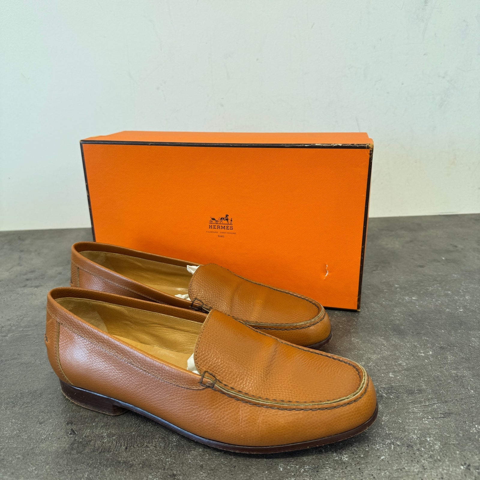 Women's Leather Loafers Brown Size EU 38 / UK 5 - Photo 11