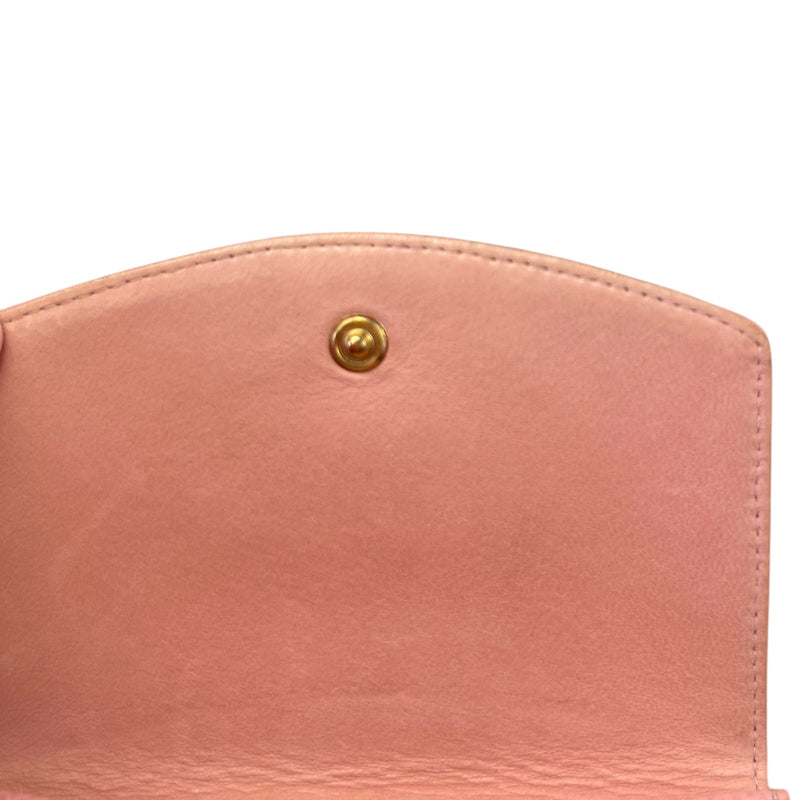 Women's CC Logo Caviar Purse Pink