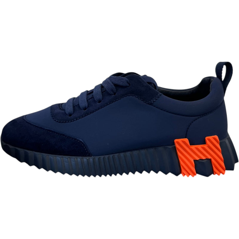 Women's Bouncing Sneakers Low Trainers Navy Size EU 36 / UK 3