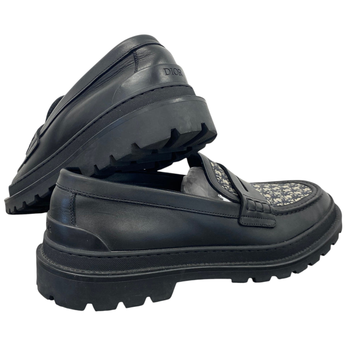 Men's Explorer Oblique Loafers Black Size UK 9 / EU 43 - Photo 10