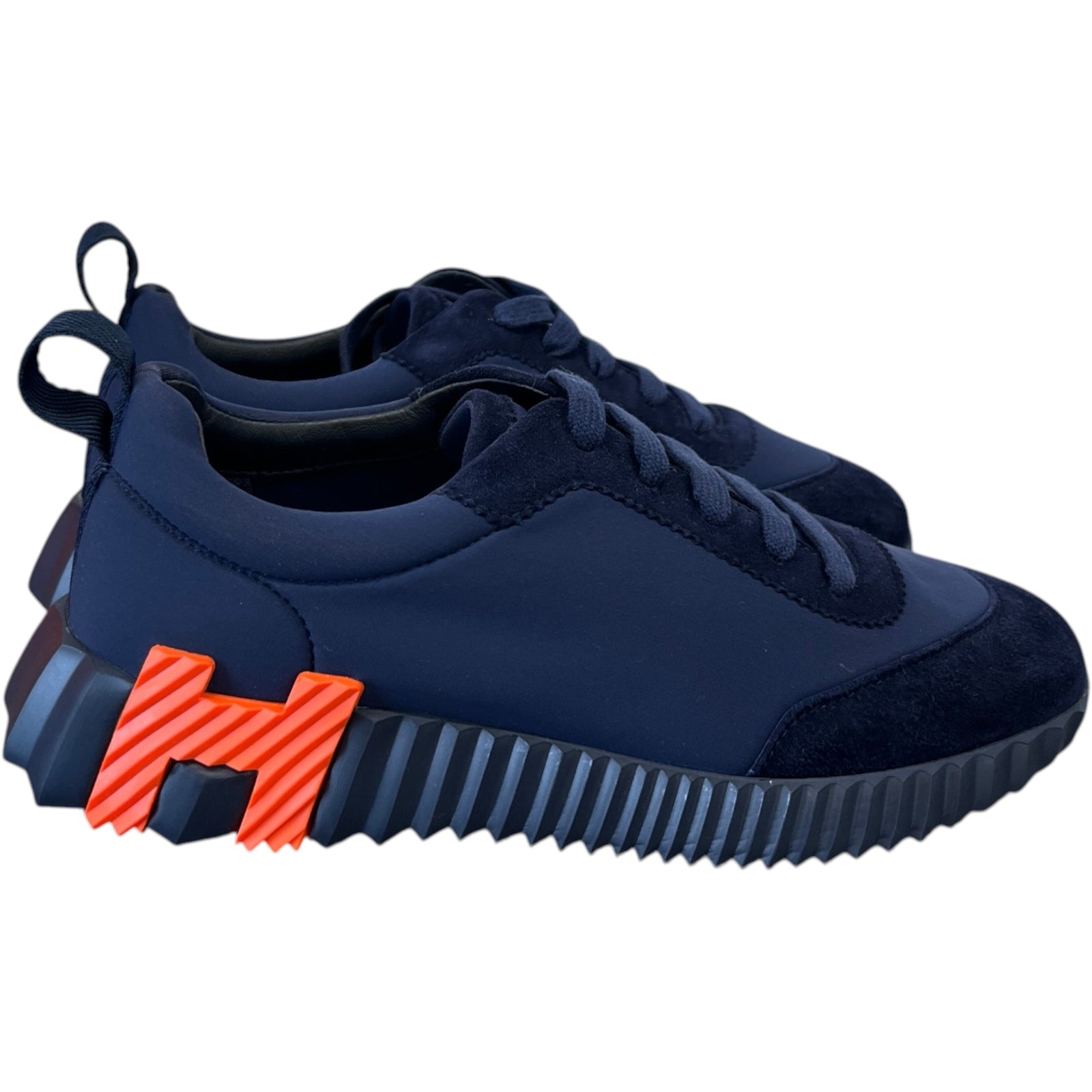 Women's Bouncing Sneakers Low Trainers Navy Size EU 36 / UK 3 - Photo 8