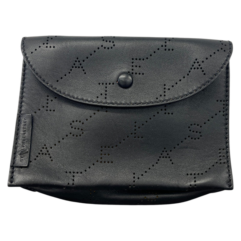Women's Small Perforated Belt Bag Black