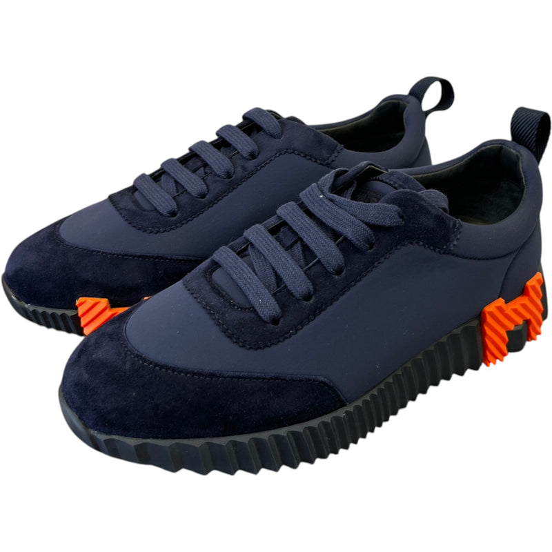 Women's Bouncing Sneakers Low Trainers Navy Size EU 36 / UK 3