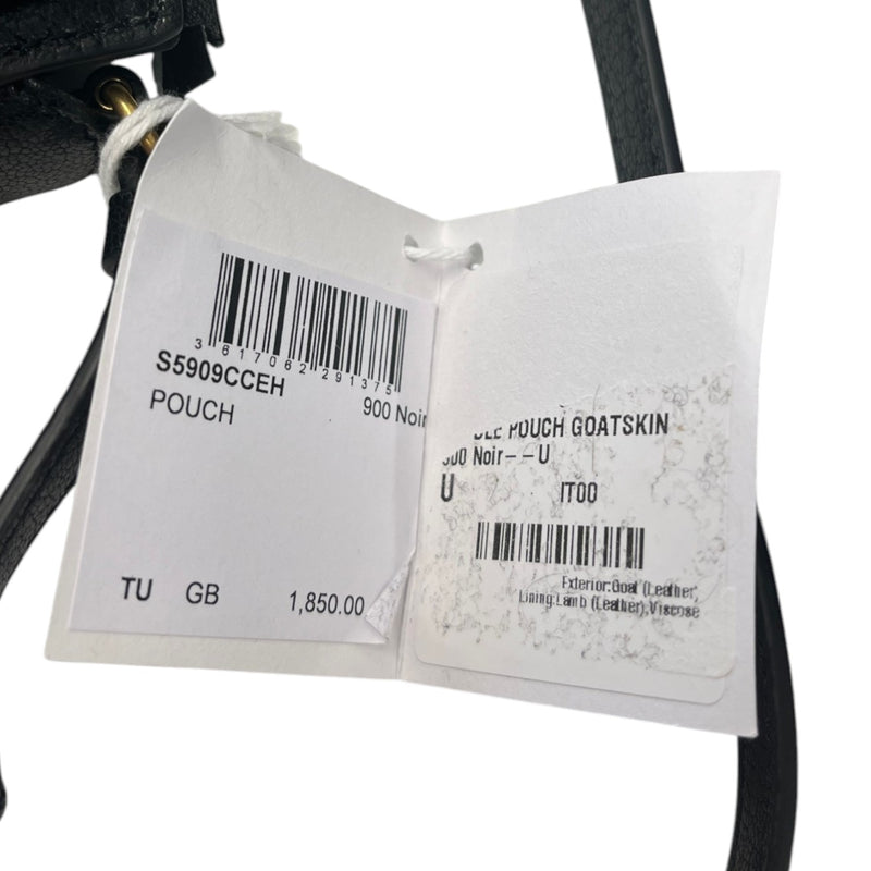 Women's Saddle Pouch Bag Black