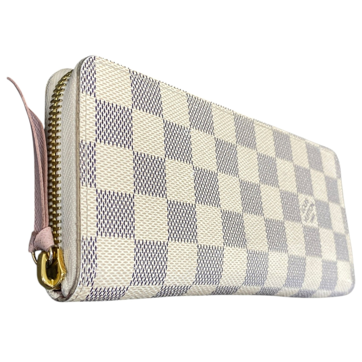 Women's Damier Azur Clemence Wallet White - Photo 2