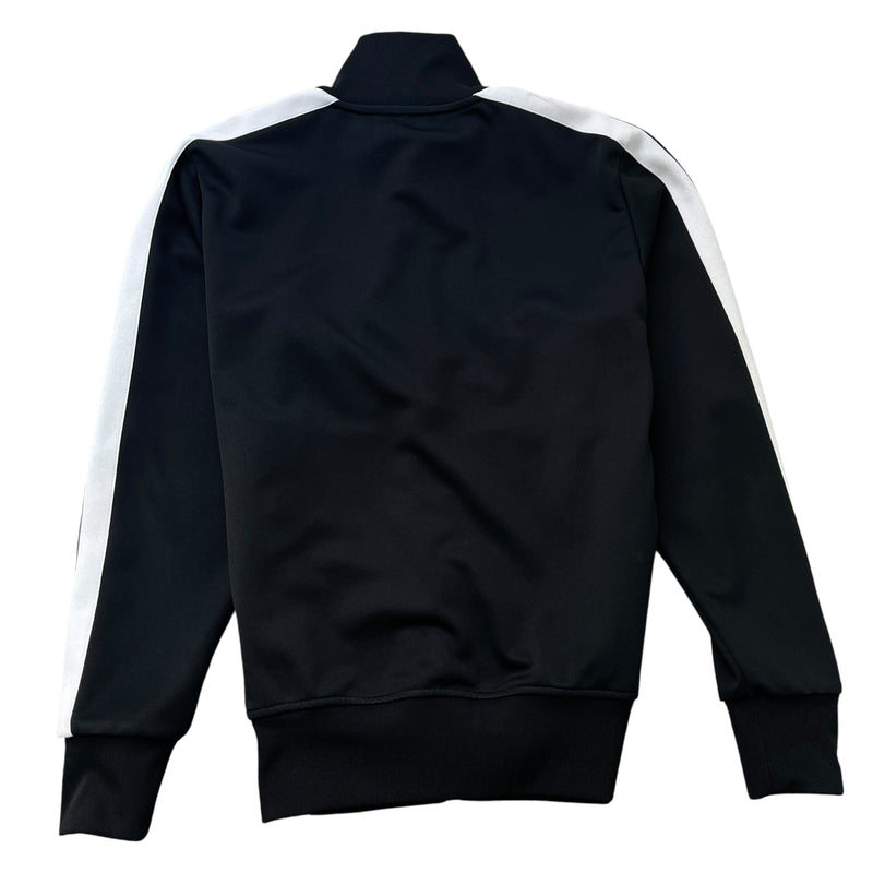 Men's Logo Print Track Jacket Black Size M