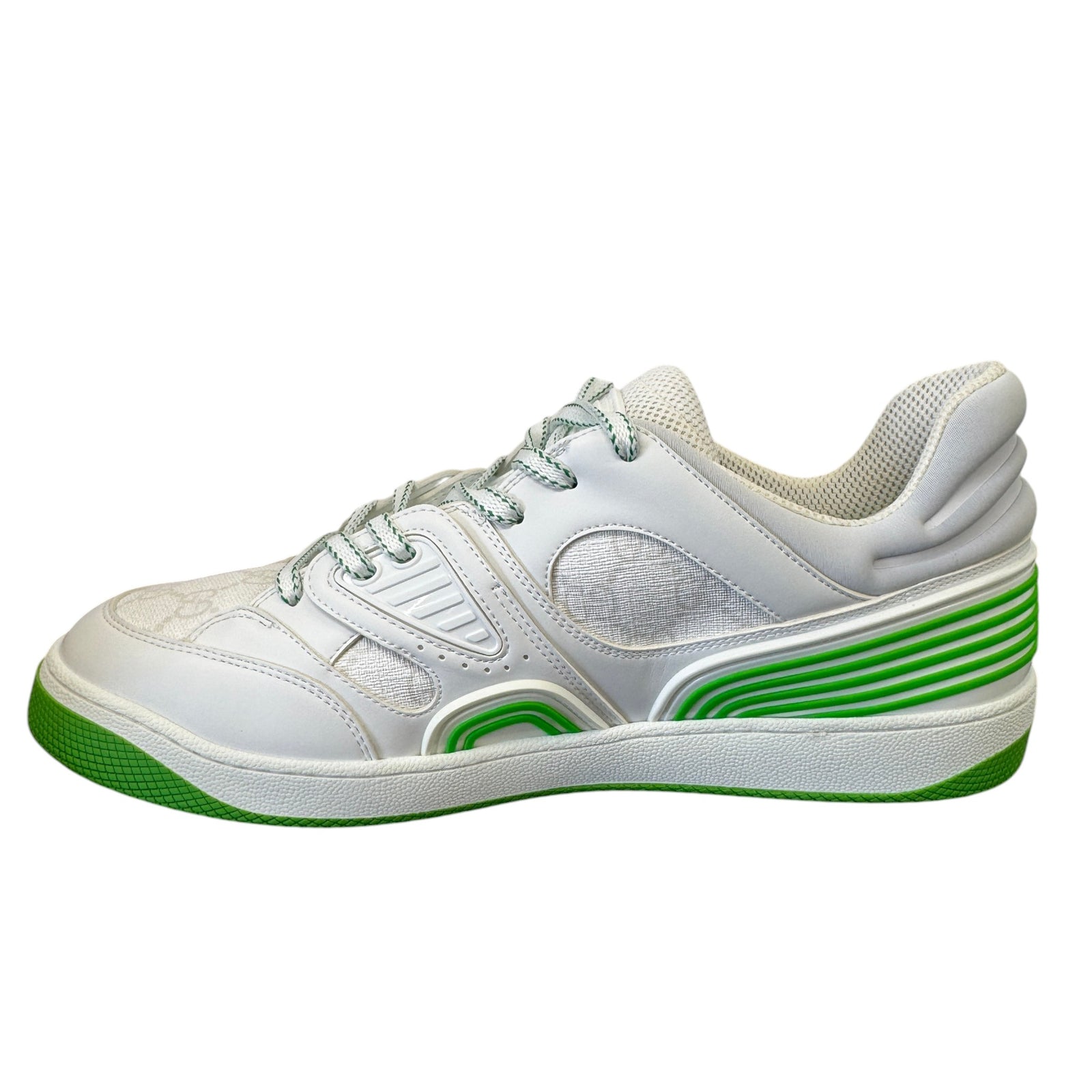 Men's Gg Supreme Basket Low Trainers White Size EU 43 / UK 9 - Photo 2