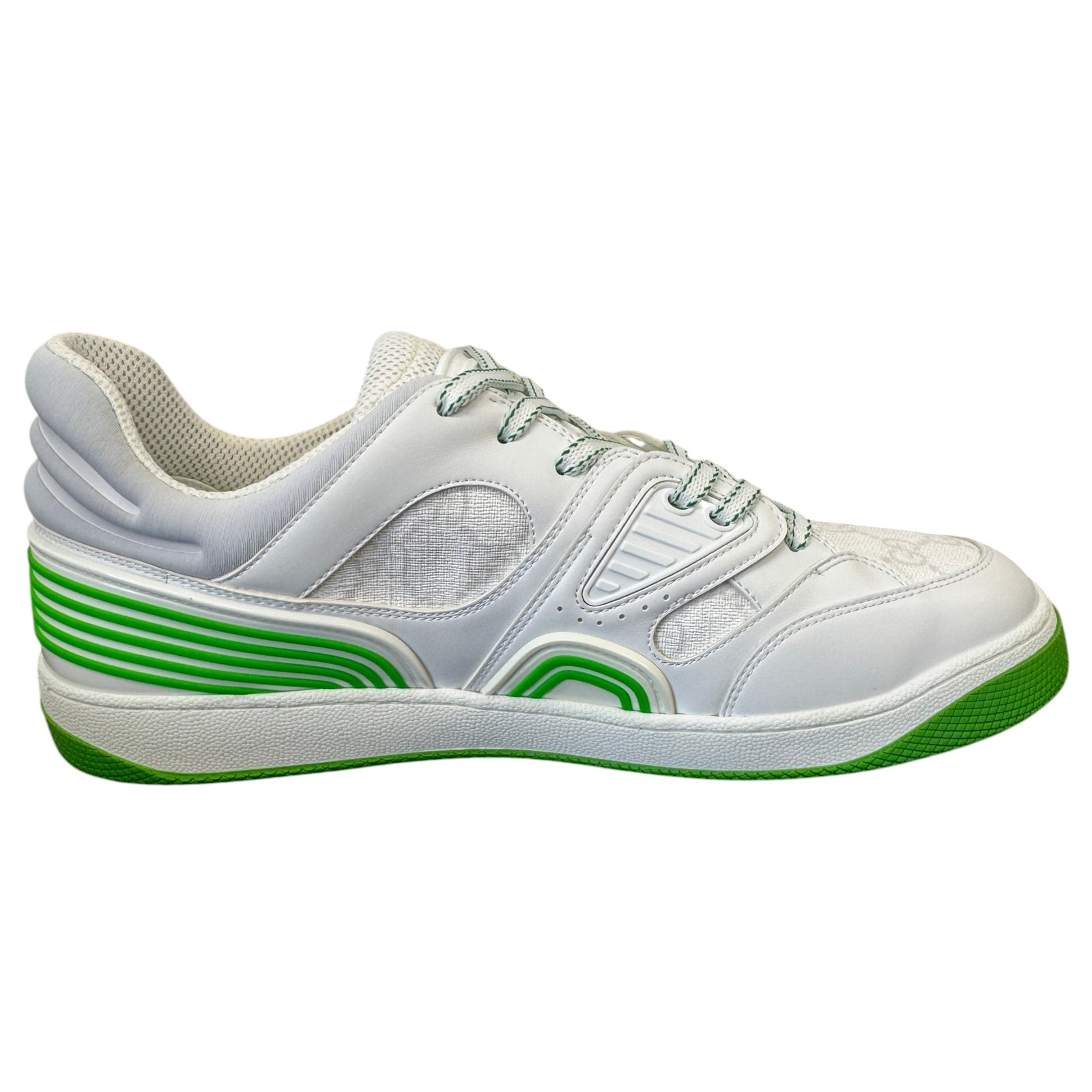 Men's Gg Supreme Basket Low Trainers White Size EU 43 / UK 9 - Photo 5