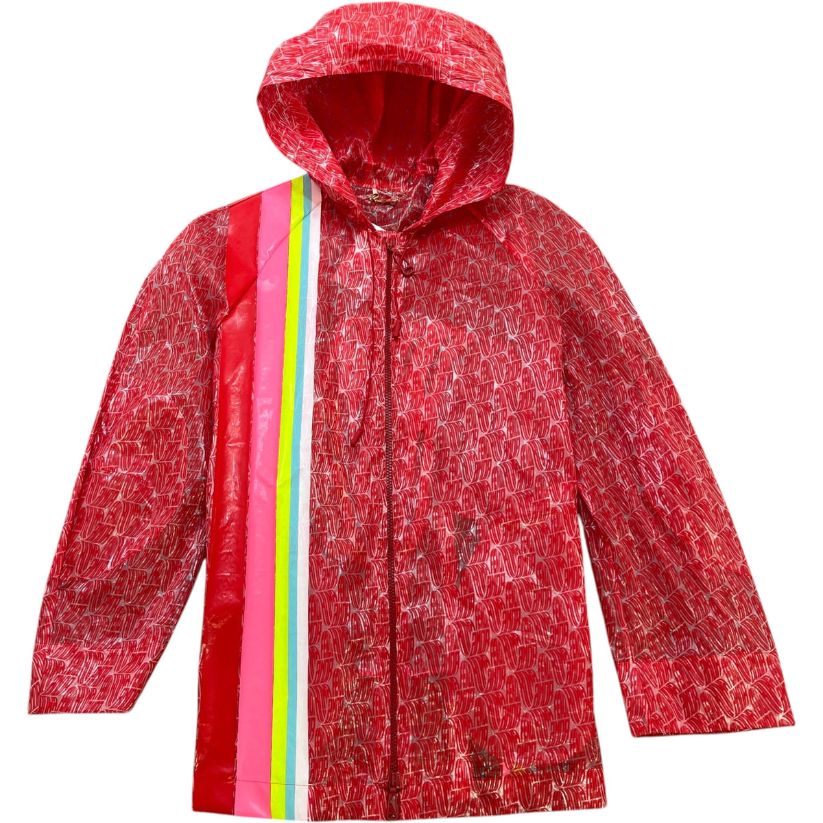 Women's Vascellari Roma Amor Windbreaker Red Size M / UK 10 - Photo 1