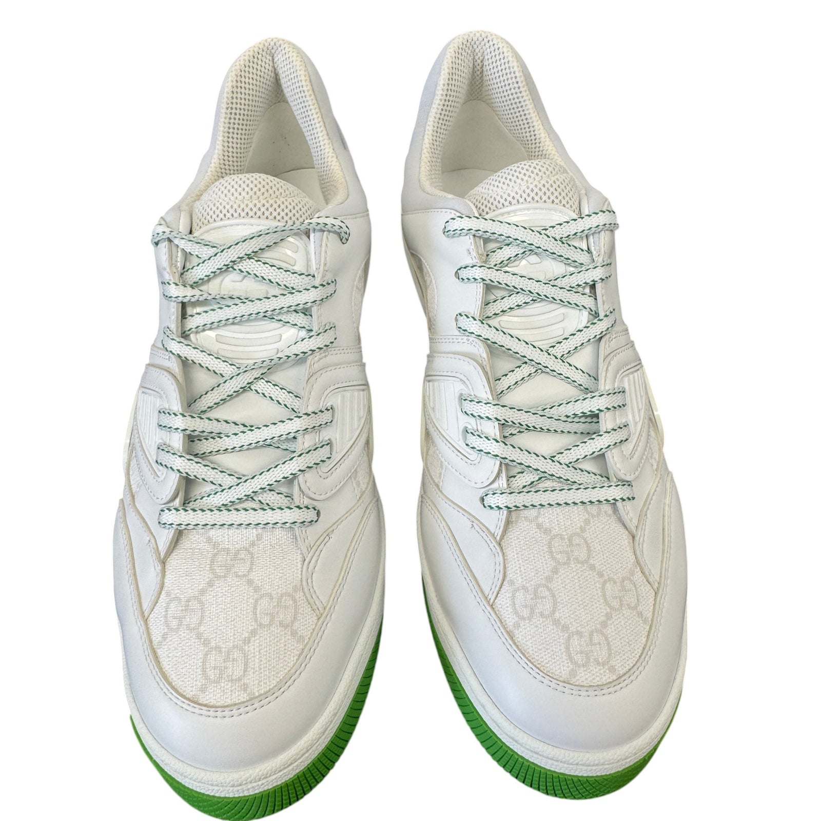 Men's Gg Supreme Basket Low Trainers White Size EU 43 / UK 9 - Photo 6