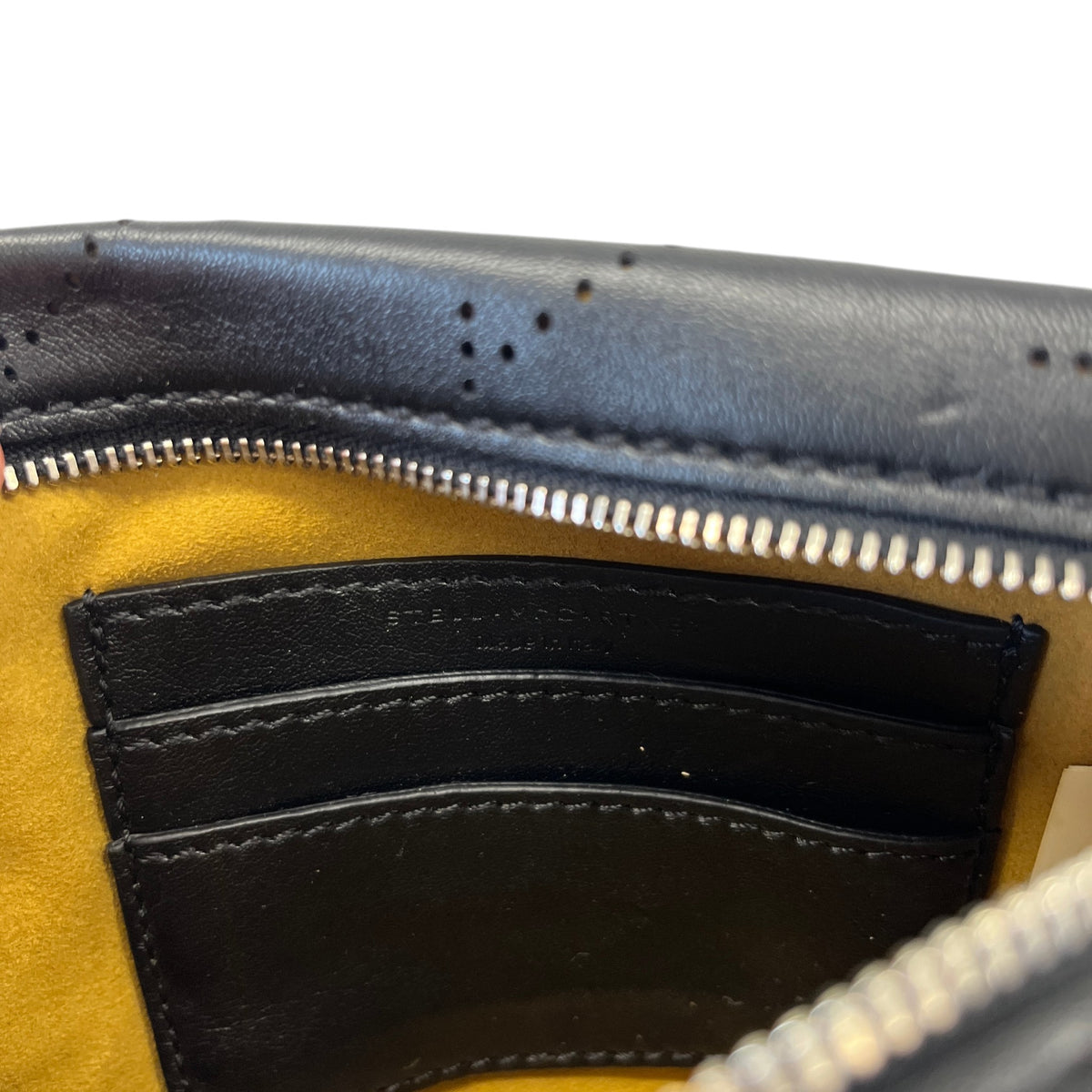 Women's Small Perforated Belt Bag Black - Photo 12