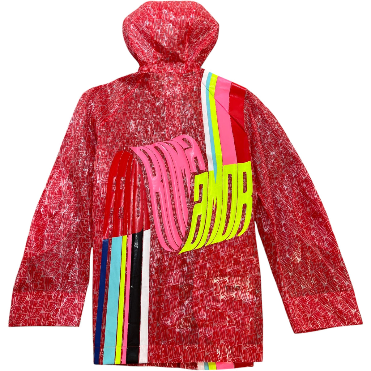 Women's Vascellari Roma Amor Windbreaker Red Size M / UK 10 - Photo 2